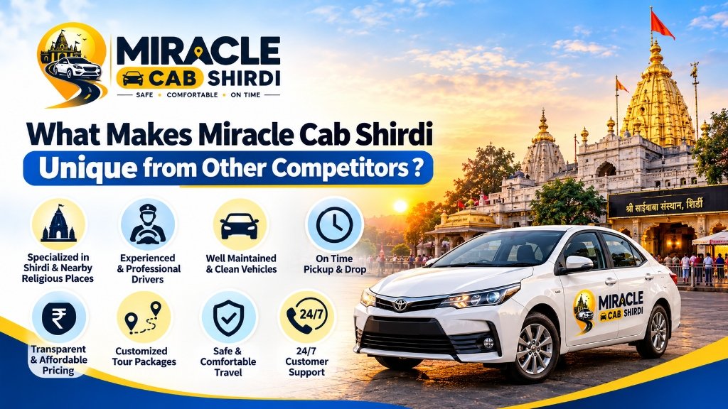 What Makes Miracle Cab Shirdi Unique from Other Competitors? 8 Pillars of Excellence